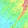 Manawatū District topographic map, elevation, terrain