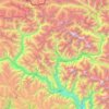 Nagar District topographic map, elevation, terrain