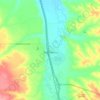 Crow Agency topographic map, elevation, terrain