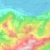 Beckenried topographic map, elevation, terrain