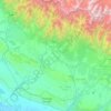 Oghuz District topographic map, elevation, terrain