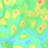 Errigal topographic map, elevation, terrain