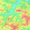 Goudhurst topographic map, elevation, terrain