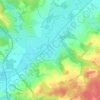 Froidefontaine topographic map, elevation, terrain