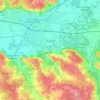 Pineuilh topographic map, elevation, terrain