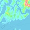 Nonoc Island topographic map, elevation, terrain