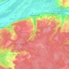 Rivarennes topographic map, elevation, terrain
