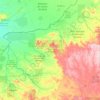 Bamingui-Bangoran topographic map, elevation, terrain