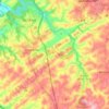 Springfield Township topographic map, elevation, terrain