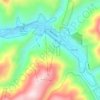 Red River topographic map, elevation, terrain