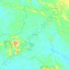 Meranti topographic map, elevation, terrain