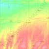 Randolph County topographic map, elevation, terrain