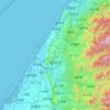 Taichung topographic map, elevation, terrain