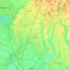 Koga topographic map, elevation, terrain