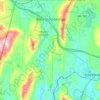 West Stockbridge topographic map, elevation, terrain