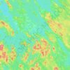 Rautalampi topographic map, elevation, terrain
