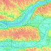 East Moline topographic map, elevation, terrain