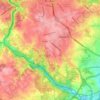 Catonsville topographic map, elevation, terrain