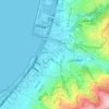 Antelias topographic map, elevation, terrain