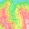 Churwalden topographic map, elevation, terrain