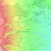 Tetu topographic map, elevation, terrain