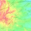 Godelleta topographic map, elevation, terrain
