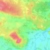 Vaudelnay topographic map, elevation, terrain