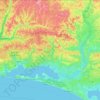 Walton County topographic map, elevation, terrain
