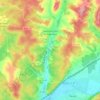 Saint-Germain-du-Salembre topographic map, elevation, terrain