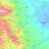 Karabakh topographic map, elevation, terrain