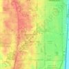 Beach Park topographic map, elevation, terrain