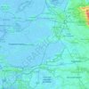 Lek topographic map, elevation, terrain