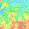 Miniac-Morvan topographic map, elevation, terrain