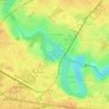 Lake Fundeni topographic map, elevation, terrain