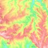 Valchi Dol topographic map, elevation, terrain