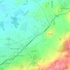 Lilleshall topographic map, elevation, terrain