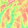 Washington topographic map, elevation, terrain