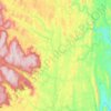 Tsaratanana topographic map, elevation, terrain