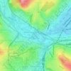 Kelham Island topographic map, elevation, terrain