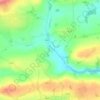 Knocknahilan topographic map, elevation, terrain