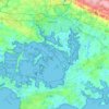 Gulf of Morbihan topographic map, elevation, terrain