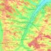 Dasing topographic map, elevation, terrain