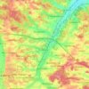 Dasing topographic map, elevation, terrain