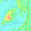 Deerhurst topographic map, elevation, terrain