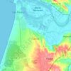 Lavos topographic map, elevation, terrain