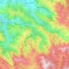 Mendive topographic map, elevation, terrain