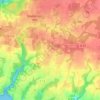 Le Merrien topographic map, elevation, terrain