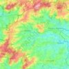 Elzele topographic map, elevation, terrain