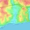 Caxias topographic map, elevation, terrain