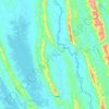 Barkal Upazila topographic map, elevation, terrain
